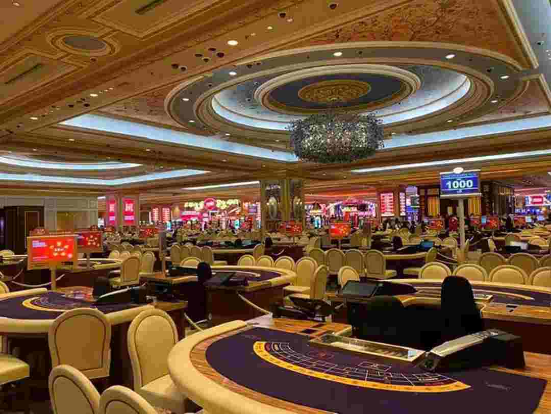 Dàn máy hiện đại tại The Rich Resort & Casino