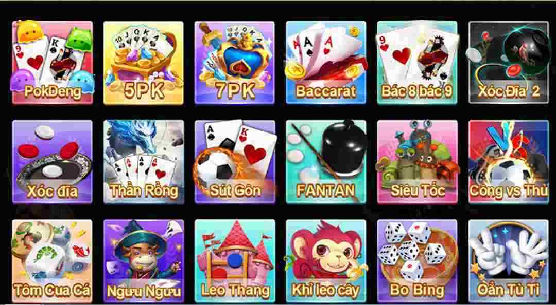 List game đa dạng thể loại của Card