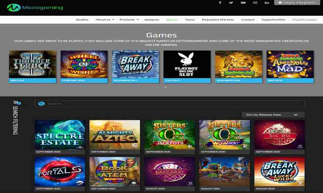 Sơ lược thông tin về nhà phát hành game online Micro Gaming