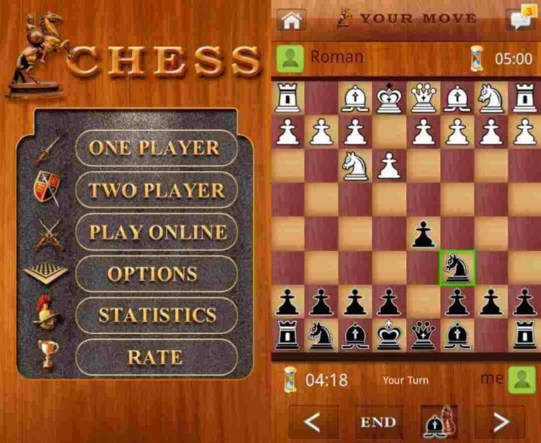 Trò chơi đánh cờ Chess bất bại mọi đối thủ của Rich88 (Chess)