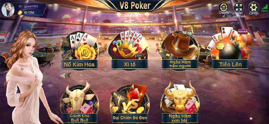 V8 Poker là một trong những cái tên nổi bật của làng game